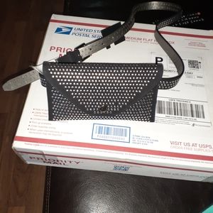 DKNY studded envelope Belt Bag